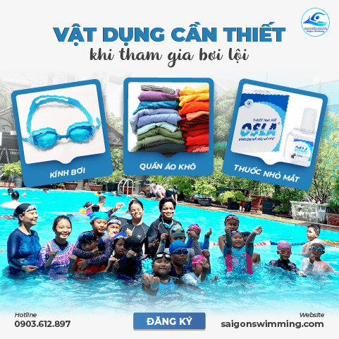 Cần chuẩn bị gì khi học bơi?